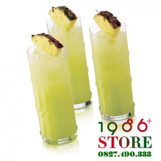 Bộ 12 Ly Thủy Tinh Ống Tre Libbey Bamboo Cooler - 473ml