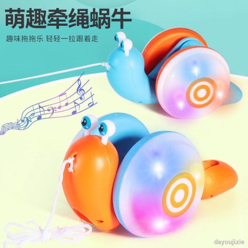 Đồ Chơi Ốc Sên Bò Có Đèn Nhạc Vui Nhộn Cho Bé