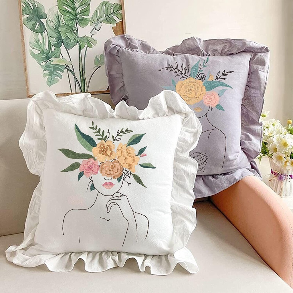 Bộ Dụng Cụ Thêu Hoa Nghệ Thuật Cho Người Mới Bắt Đầu