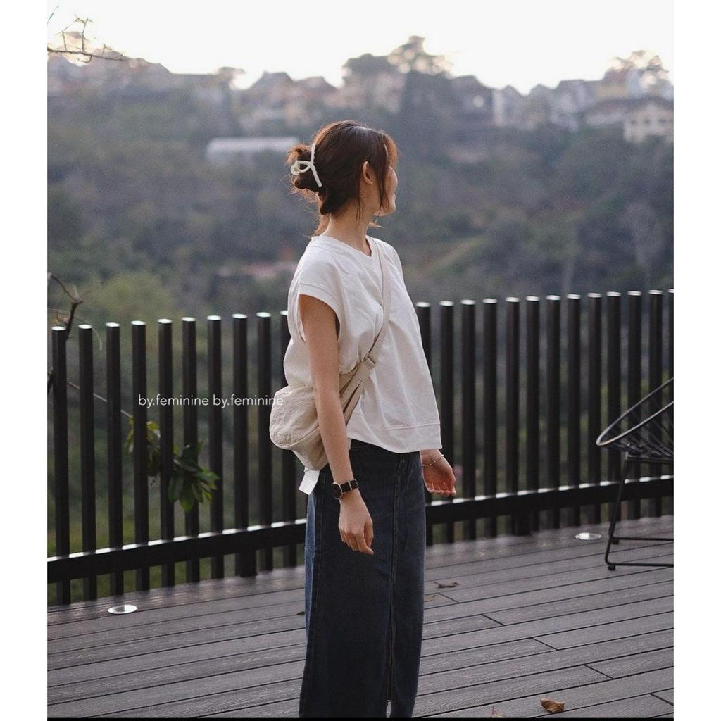 💐 𝐍𝐞𝐰 𝐢𝐧 - Lani Top - Áo phông cộc tay 🌸