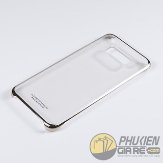 Ốp lưng Clear Cover cho Samsung S8 Plus/ S8+ Lưng trong cứng, viền màu