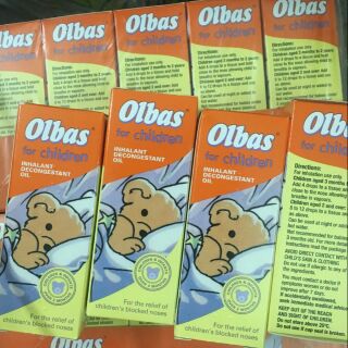 Tinh dầu xông mũi cho bé Olbas