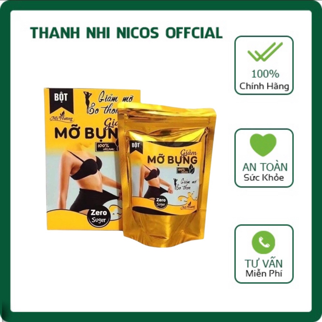 [ Chính Hãng] Bột Giảm Mỡ Bụng Mị Hương