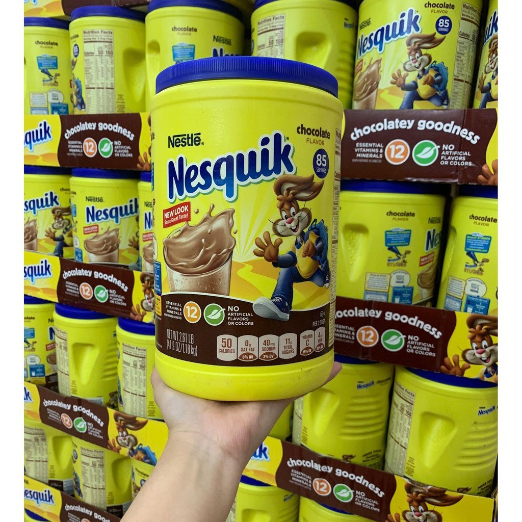 DATE 2023 Bột Cacao Nestle Nesquik 1.18kg Của Mỹ