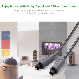 Cáp Audio quang Toslink dài 1M Ugreen 10768