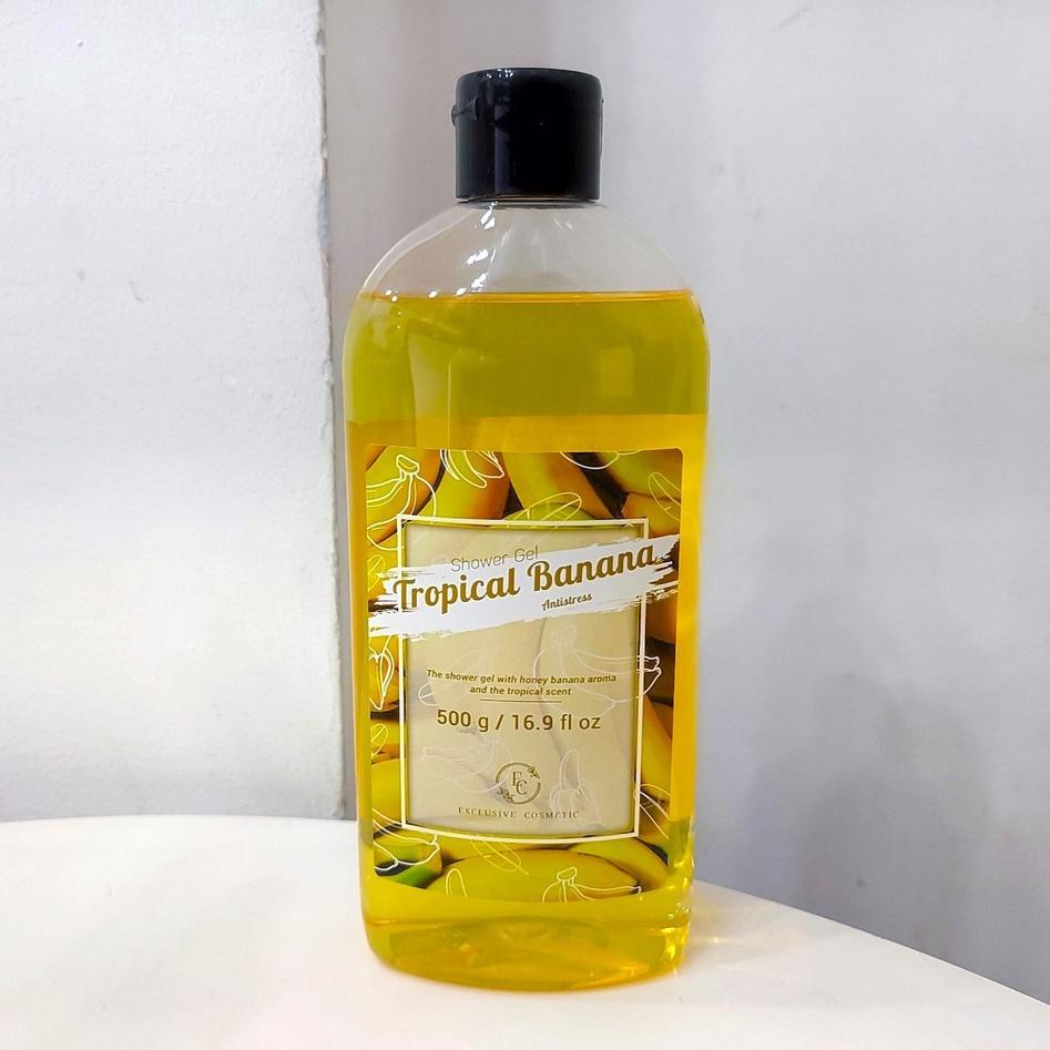 Combo Trắng Sáng Sạch Sâu Cho Body - Sữa Tắm Hương Trái Cây Exclusive Cosmetics 500g Và Tẩy Tế Bào Chết Quế Hồi 380g