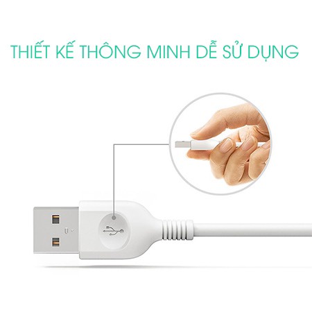 Cáp sạc RAVPower Usb to Lighting sạc 12W RP-LC010 cho IP từ 5 tới 13 Seri