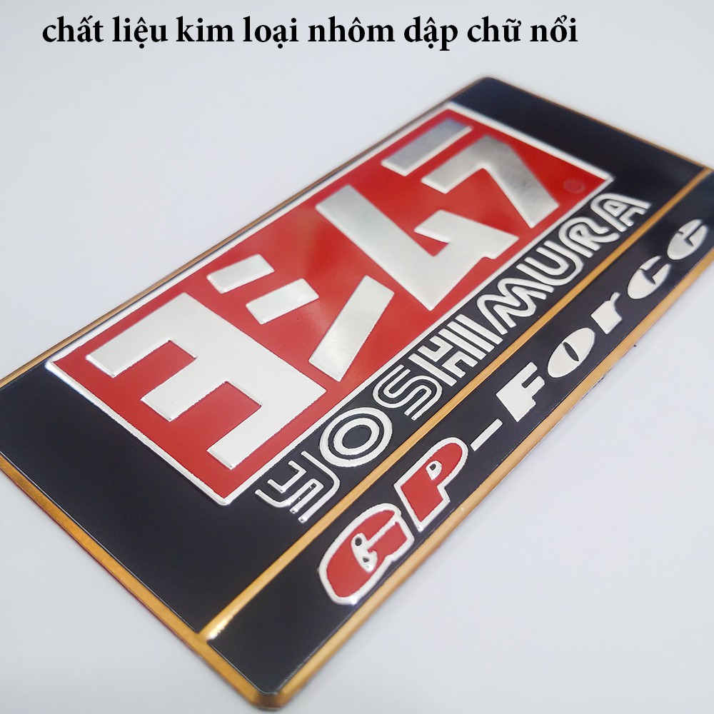 Tem dán pô xe, dán cản pô xe - Nhôm nổi JH118