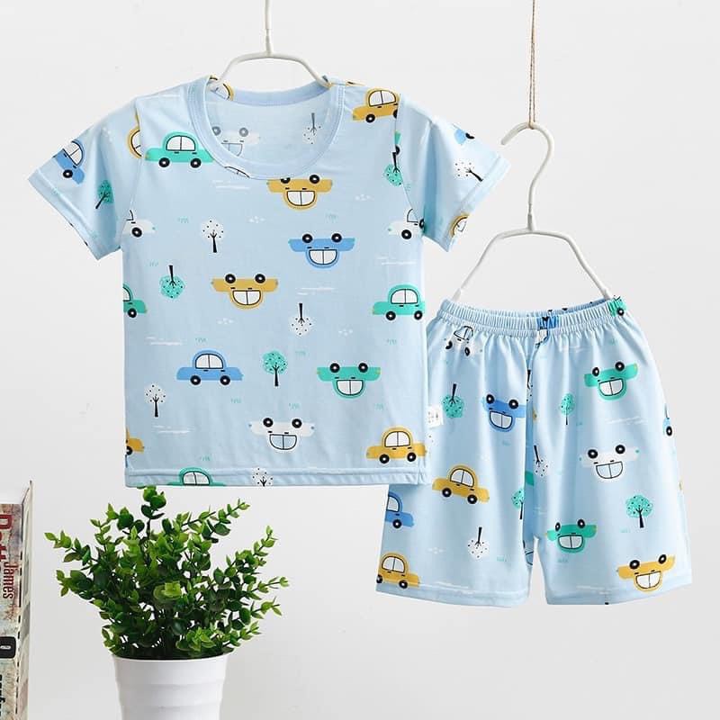 Sale !!! [ Bảng 2] Bộ Cộc Tay Cotton Lạnh Hàng Quảng Châu Cực Đẹp Cho Bé (Size Nhí Từ 8-15kg)(1449 )