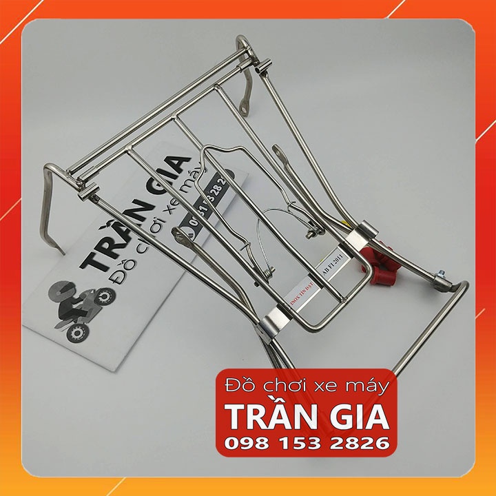Baga giữa INOX xe AB airblade 2011-2012 gác baga trước treo đồ air blade đầu bò 8 ly