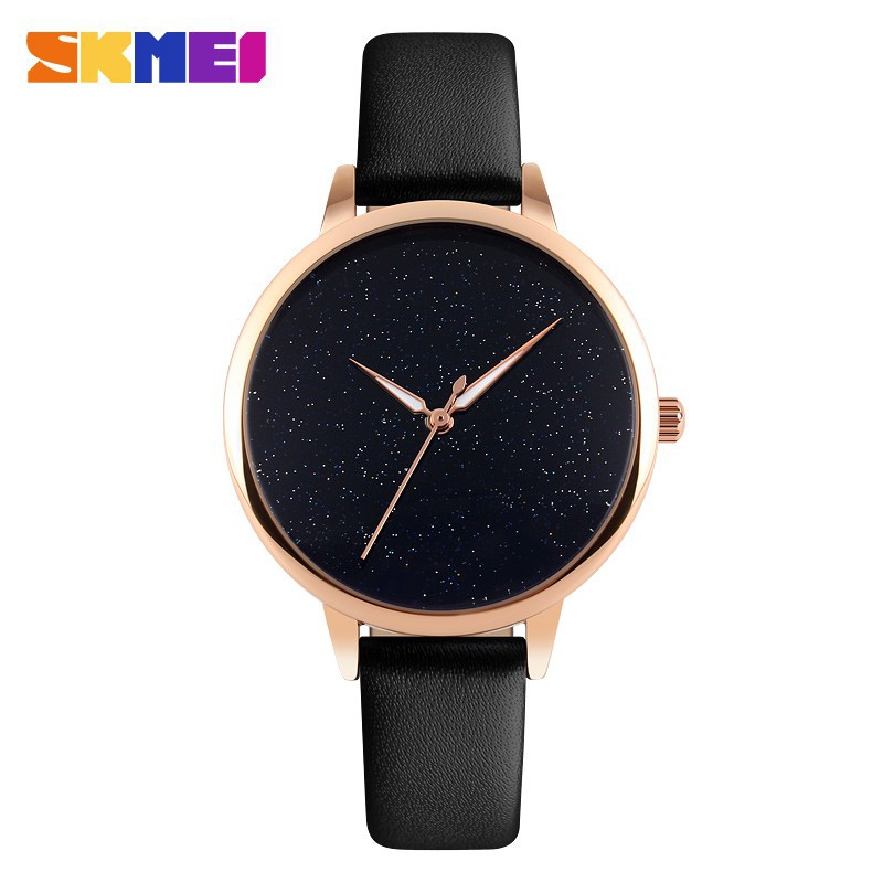 Đồng Hồ Thạch Anh SKMEI 9141 Dây Da Thời Trang Cho Nữ