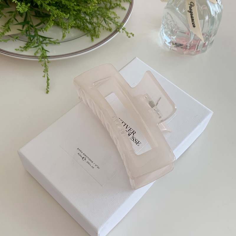 Kẹp Tóc Dạng Thạch Trong Suốt Màu Hồng Ngọt Ngào Đa Năng Cho Nữ