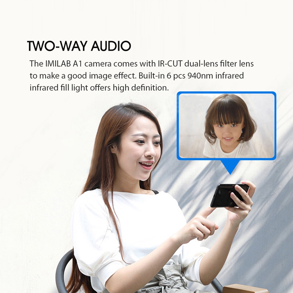 Camera xiaomi imilab A1 xoay 360 độ bản quốc tế chất lượng cao | WebRaoVat - webraovat.net.vn