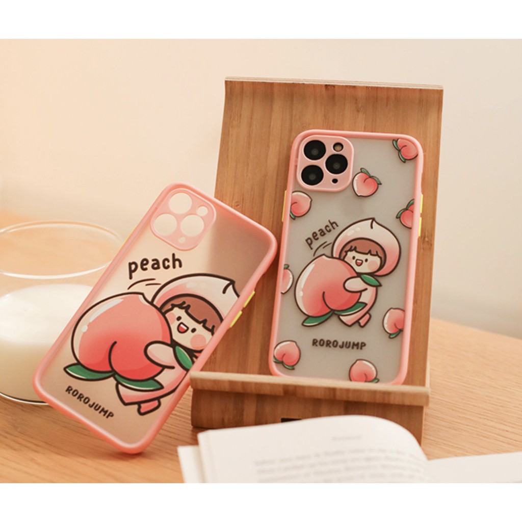 Ốp Onion cô bé trái đào bảo vệ camera iPhone Xr 7 8 7 Plus 8 Plus X Xs Xr XsMax iPhone 11 11 Pro 11 Promax