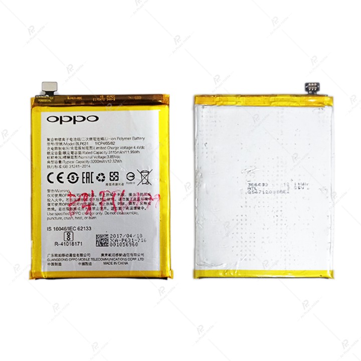 Pin điện thoại OPPO F3 / F5 / A77  Zin bóc máy