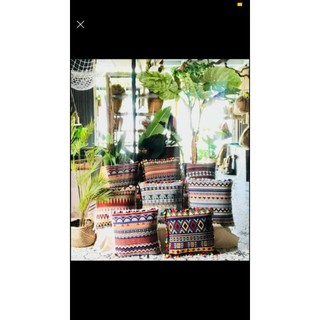 Vỏ gối sofa thổ cẩm chất vải dày dặn