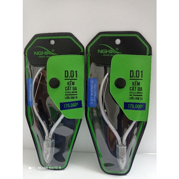 Kềm Nghĩa cắt da inox D01, Kìm nghĩa D01