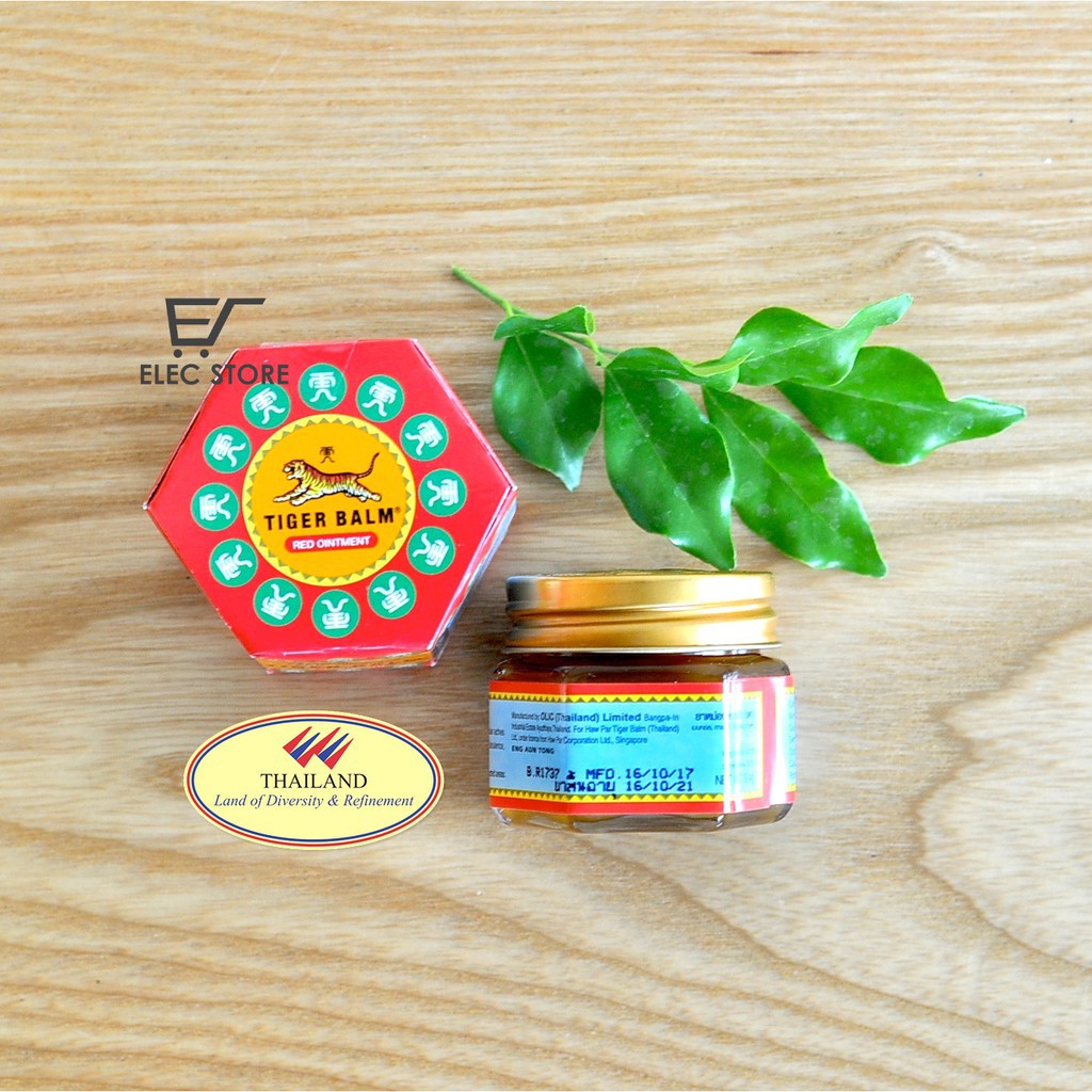 Cao xoa bóp hiệu con hổ Tiger Balm Red 20g Thái Lan (Hàng chuẩn)