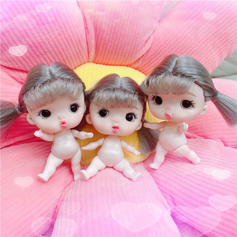 Búp Bê 10CM 5 Khớp Nối Có Thể Tháo Rời Dễ Thương Cho Bé Gái