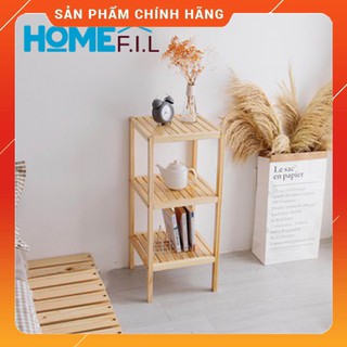 Kệ Đa Năng 3 Tầng Khung Gỗ, Tab Đầu Giường, Vân Gỗ, Điểm Nhấn Nhẹ Nhàng Cho Không Gian Bạn Decor, Vintage, Homestay