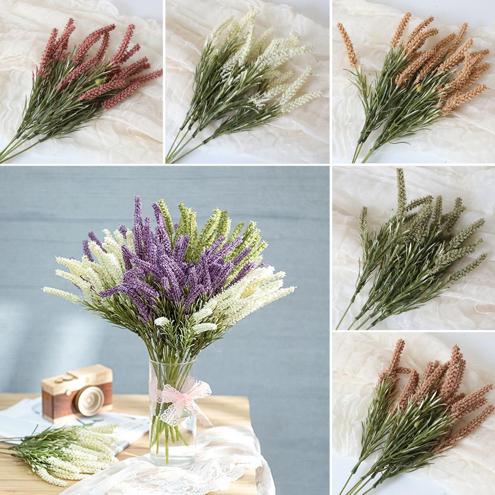 KUNHEV Hoa Oải Hương Nhân Tạo Lãng Mạn Trang Trí Nhà Cửa / Làm Đạo Cụ Chụp