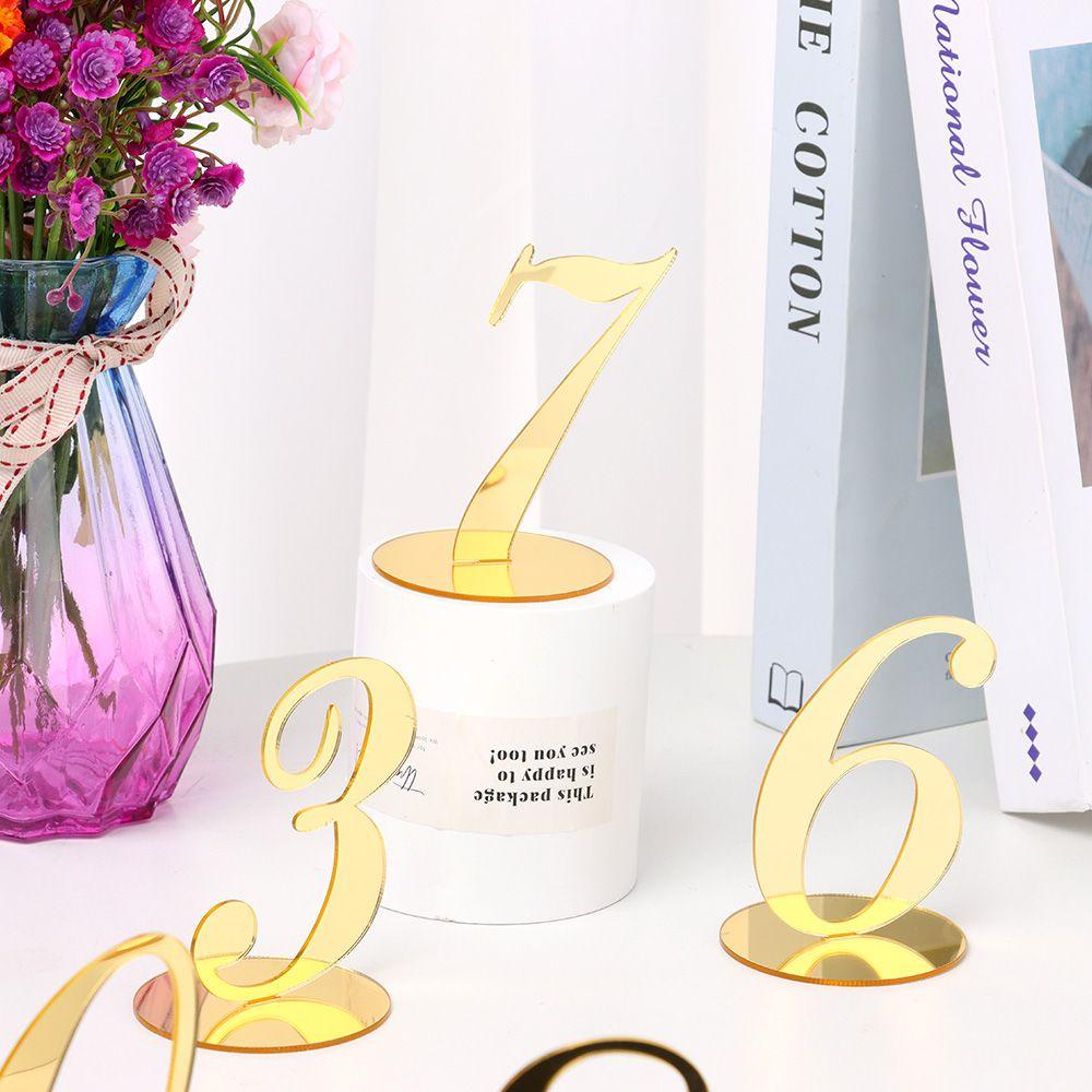 Biển Số Để Bàn Kèm Đế Trang Trí Tiệc Lãng Mạn