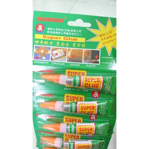 Keo dán dép, keo dán đa năng super glue siêu dính