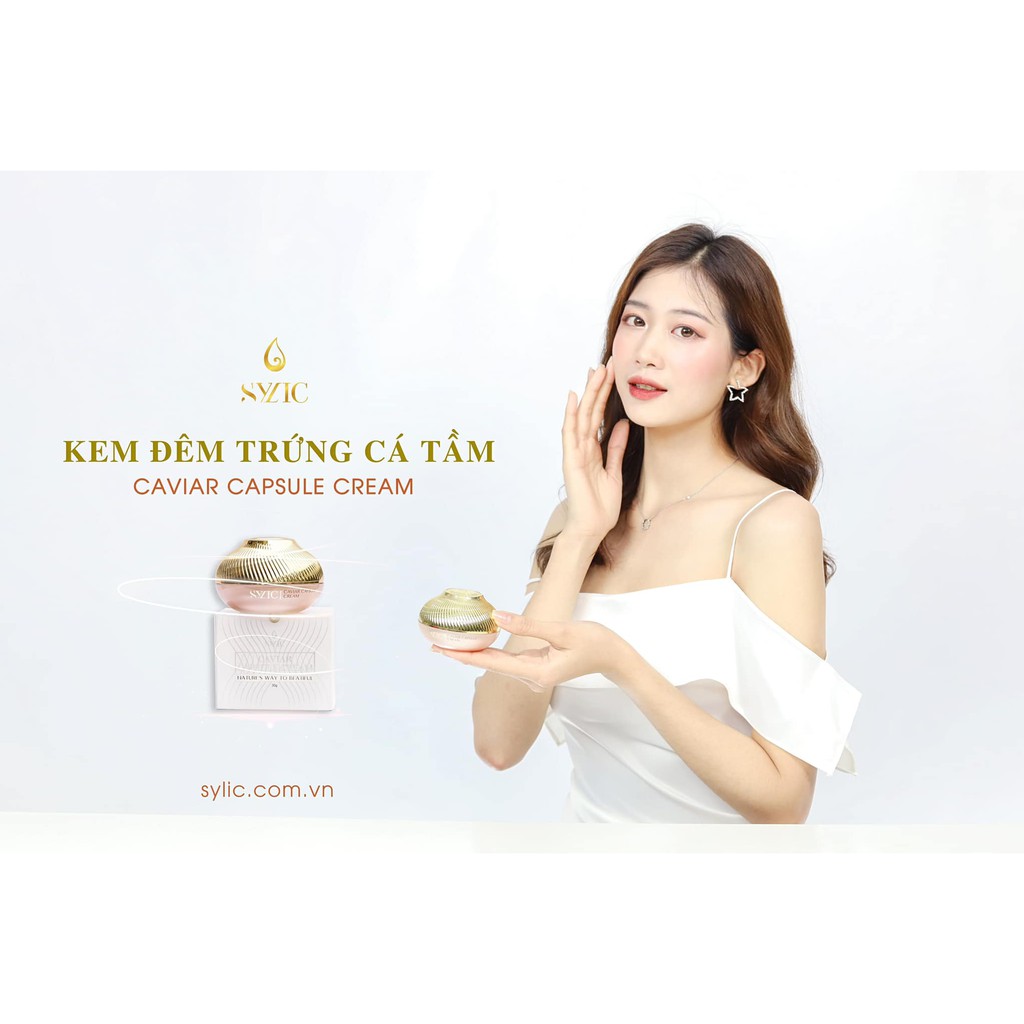 Kem đêm trứng cá tầm Sylic 30g