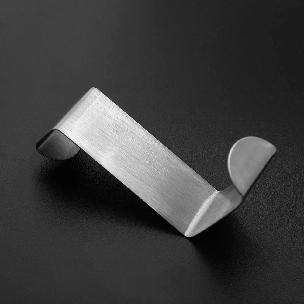 Set 2 Móc Treo Đồ Bằng Thép Không Gỉ Kiểu Mới Tiện Lợi Cho Nhà Bếp