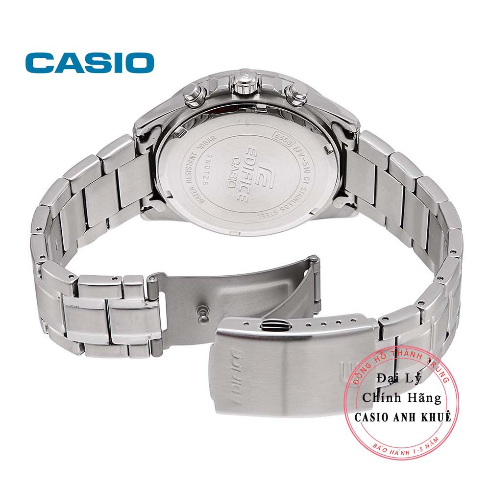 Đồng hồ Nam Casio Edifice EFV-540D-1AVUDF dây kim loại