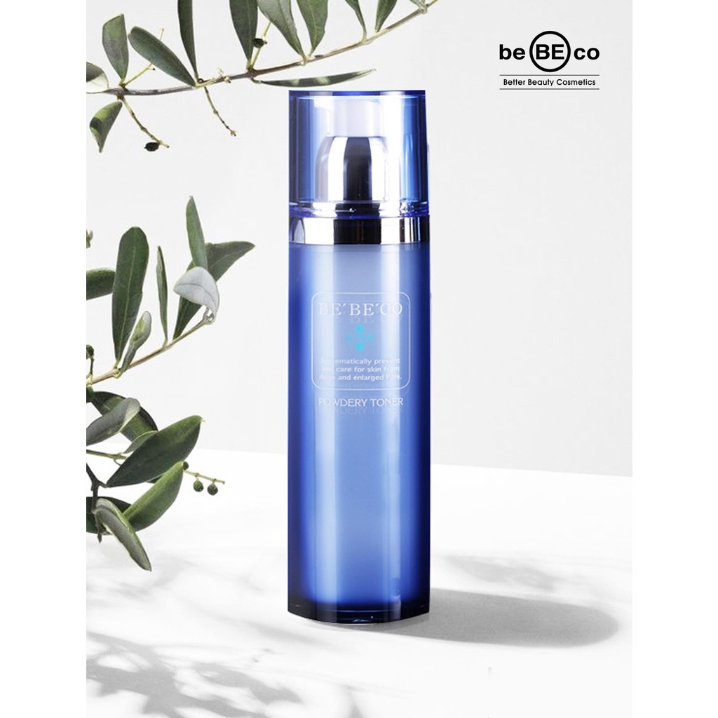 Nước hoa hồng ngăn ngừa mụn se khít lỗ chân lông BEBECO AC-T-LINE POWDERY TONER 100ml