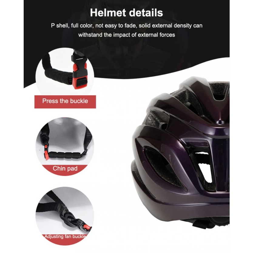 Mũ bảo hiểm đi xe đạp chuyên dụng RNOX thoáng khí bảo vệ an toàn khi lái xe ngoài trời