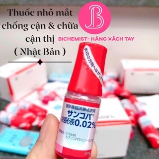 Thuốc nhỏ mắt Sacoban chống cận thị Nhật