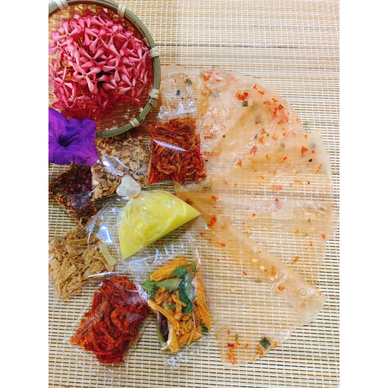 [1Bịch]Bánh Tráng Bơ Lục Sắc. Trung Nghĩa | BigBuy360 - bigbuy360.vn