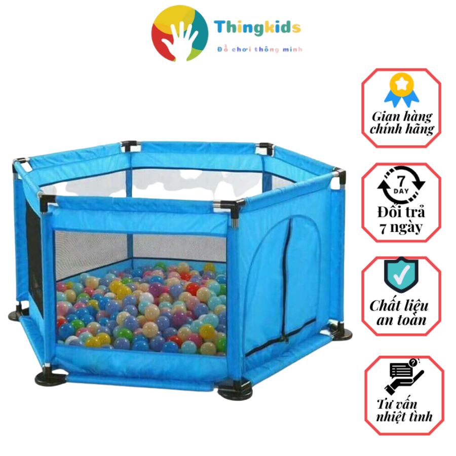 Quây cũi kiêm nhà bóng cho bé - Thingkids
