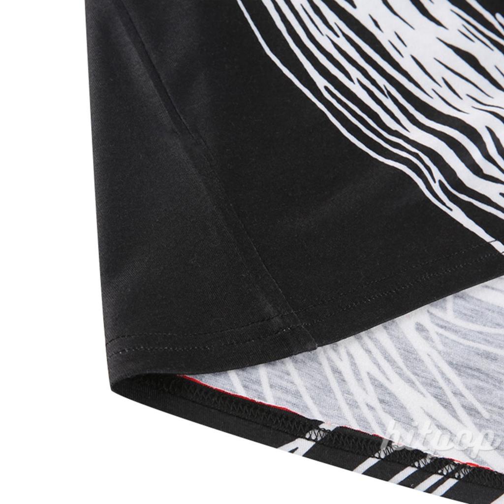 Hitpop-Women Long T-shirt Style Summer Dress, Round Neck Short Sleeve Print Pattern Casual Loose Fit One Piece Garment