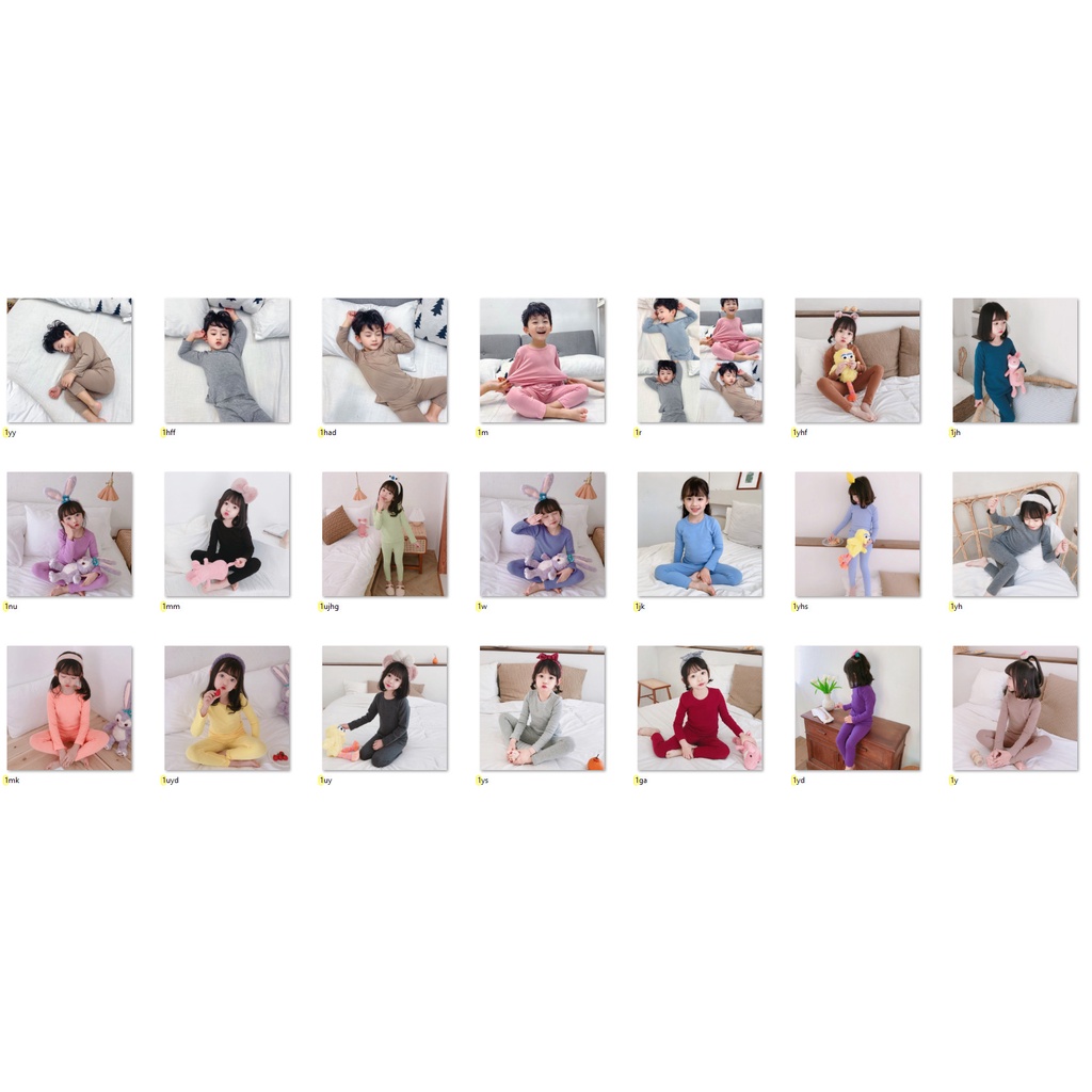 đồ bộ dài tay chất borip dày mịn-đồ bộ thu đông cho bé trai bé gái(size 5-26kg)