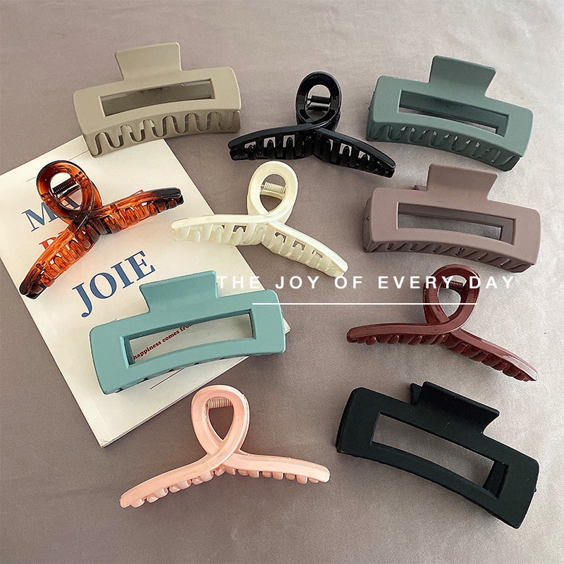 Kẹp Tóc Càng Cua Hình Vuông Cỡ Lớn 2022 Thời Trang Cho Nữ