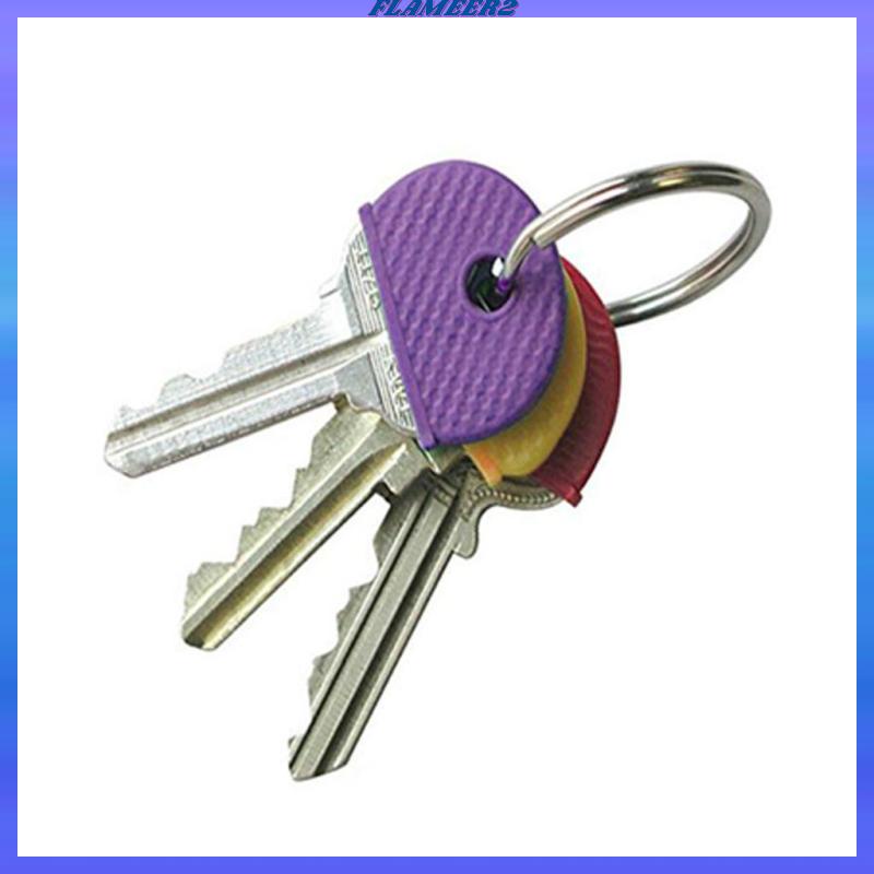 Set 24 vỏ bọc đầu chìa khóa/nắp/thẻ/ID đánh dấu nhiều màu sắc kết hợp #1