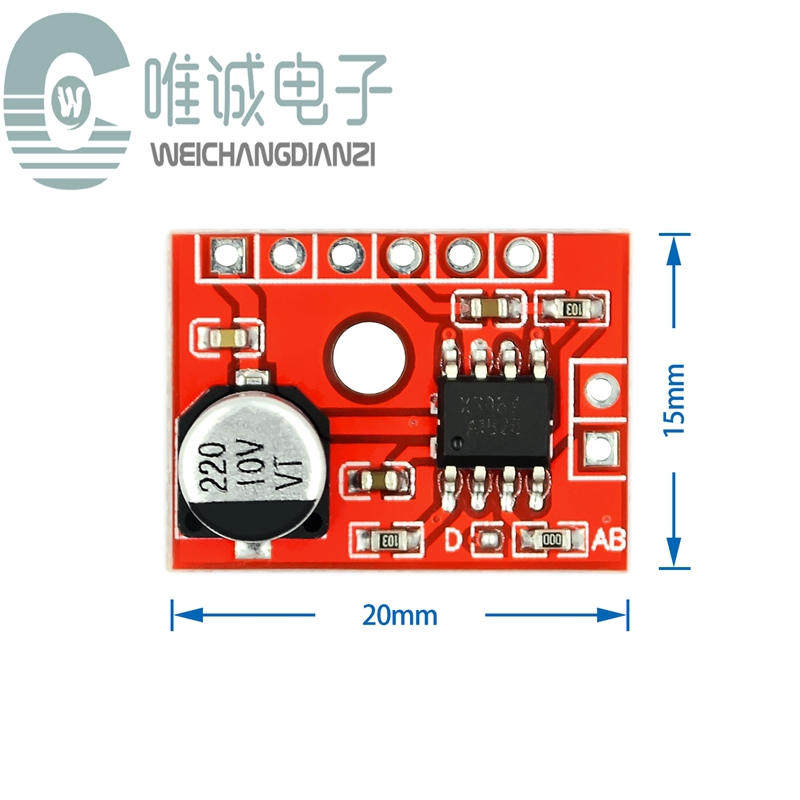 Bảng Mạch Khuếch Đại Âm Thanh Kỹ Thuật Số Mini Xs9871 5v Mono 5w