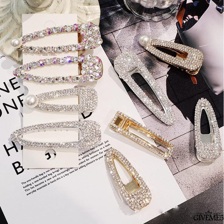 Kẹp tóc đính đá thời trang cho nữ