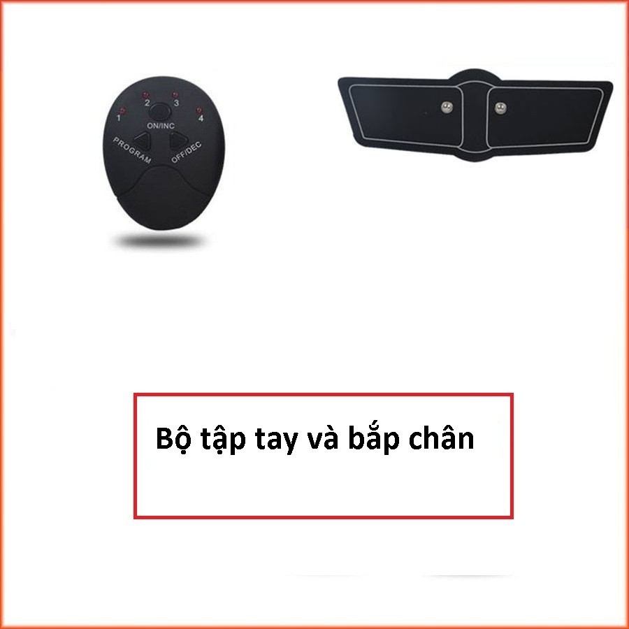 [Hàng Chính Hãng] Máy Tập Cơ Bụng 6 múi EMS SMART FITNESS ( bộ 3 sản phẩm 1 bụng 2 tay) - Bảo Hành 12 Tháng