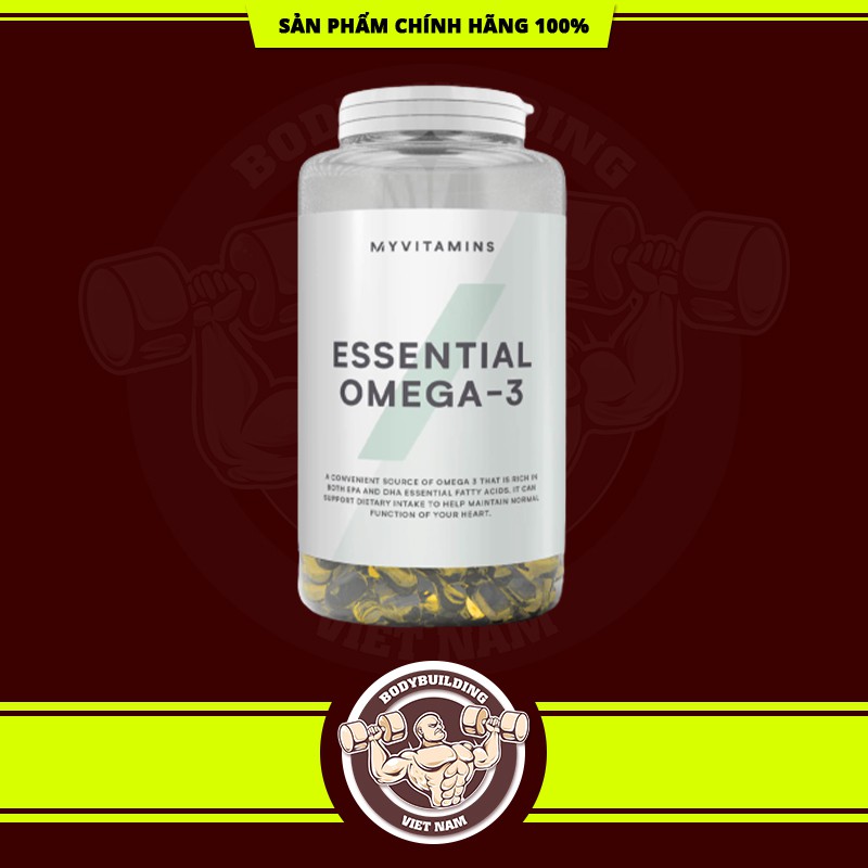 ESSENTIAL OMEGA-3 - FISH OIL DẦU CÁ GIÁ RẺ (250 VIÊN)