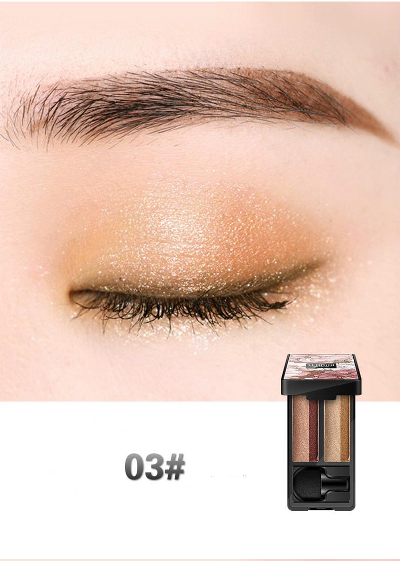 Bảng Phấn Trang Điểm Mắt SENANA Hai Màu Gradient Lấp Lánh Chống Thấm Nước 4.8g | BigBuy360 - bigbuy360.vn