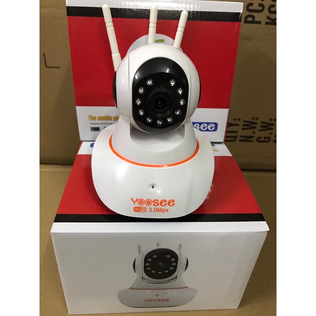 [Sỉ lẻ một giá] Camera Ip Yoosee 3 ăng ten 06H Full HD 3MP