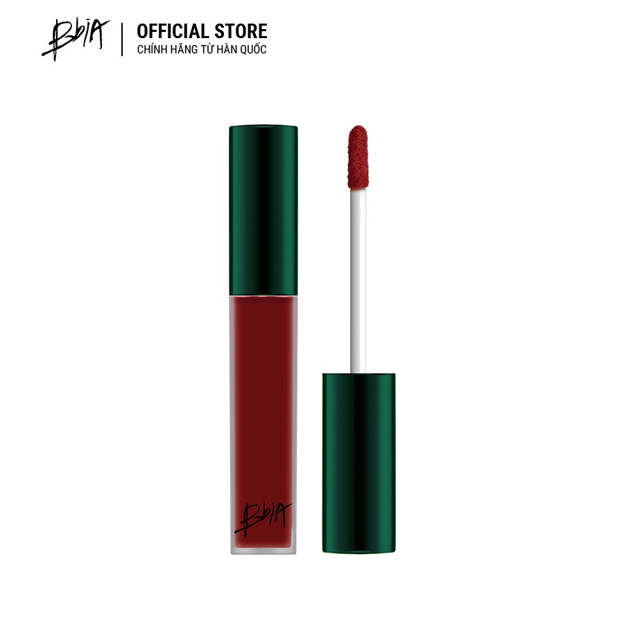 Son kem lì Bbia Last Velvet Lip Tint ASIA EDITION - A4 Kaohsiung Red (Đỏ hồng pha nâu) 5g - Bbia Official Store