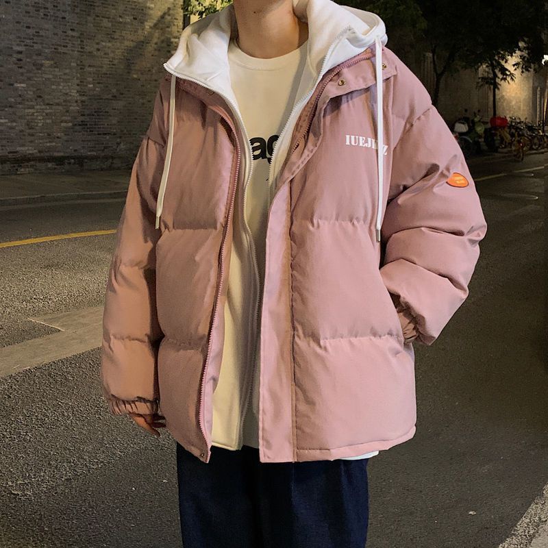 Áo khoác phao dày 2lớp giả Hoodie bên trong siêu ấm 2022