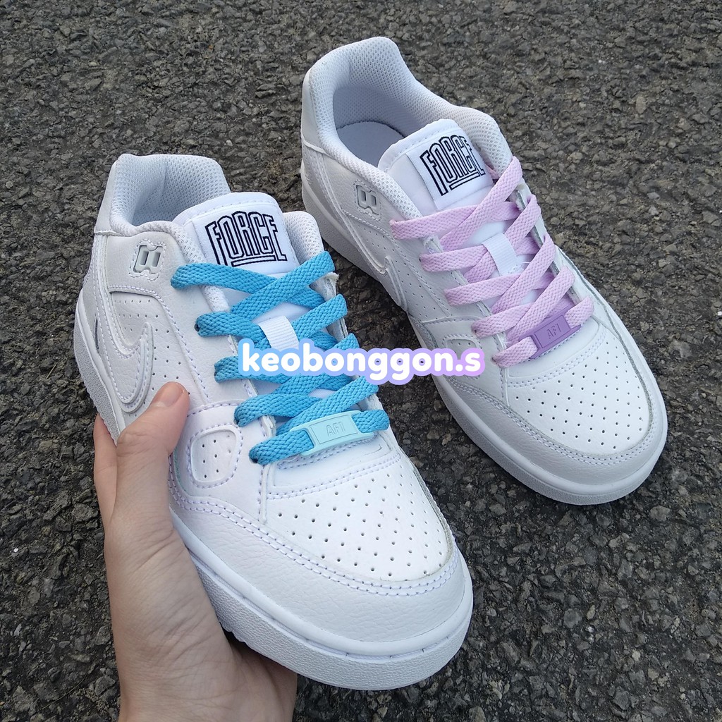 7.5mm 120cm (Phần 1) Dây giày bản dẹt nhiều màu custom cv vans nike af 1 af1 aj 1 aj1 dài 1m2