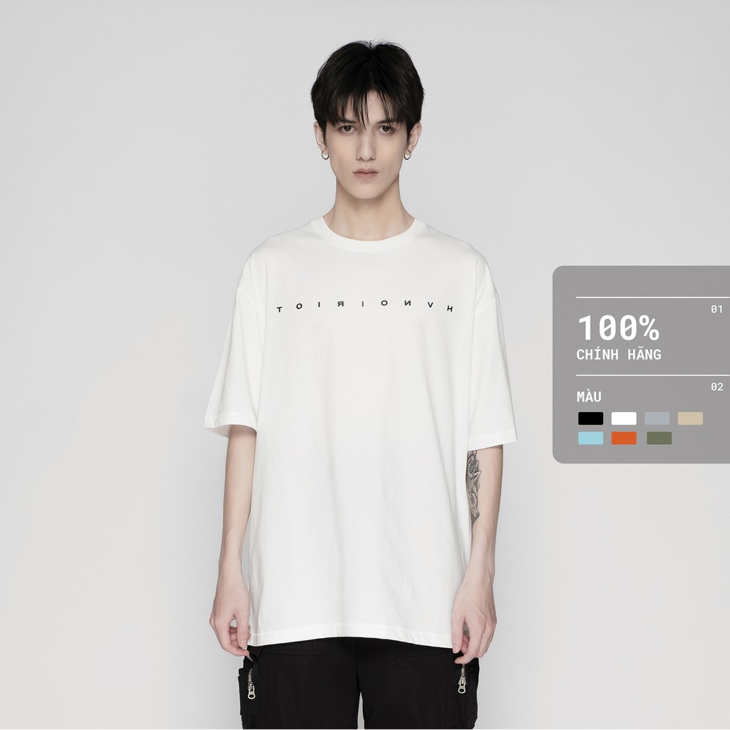 Áo Thun Ngắn Tay Không Cổ HANOI RIOT T0120 | BigBuy360 - bigbuy360.vn