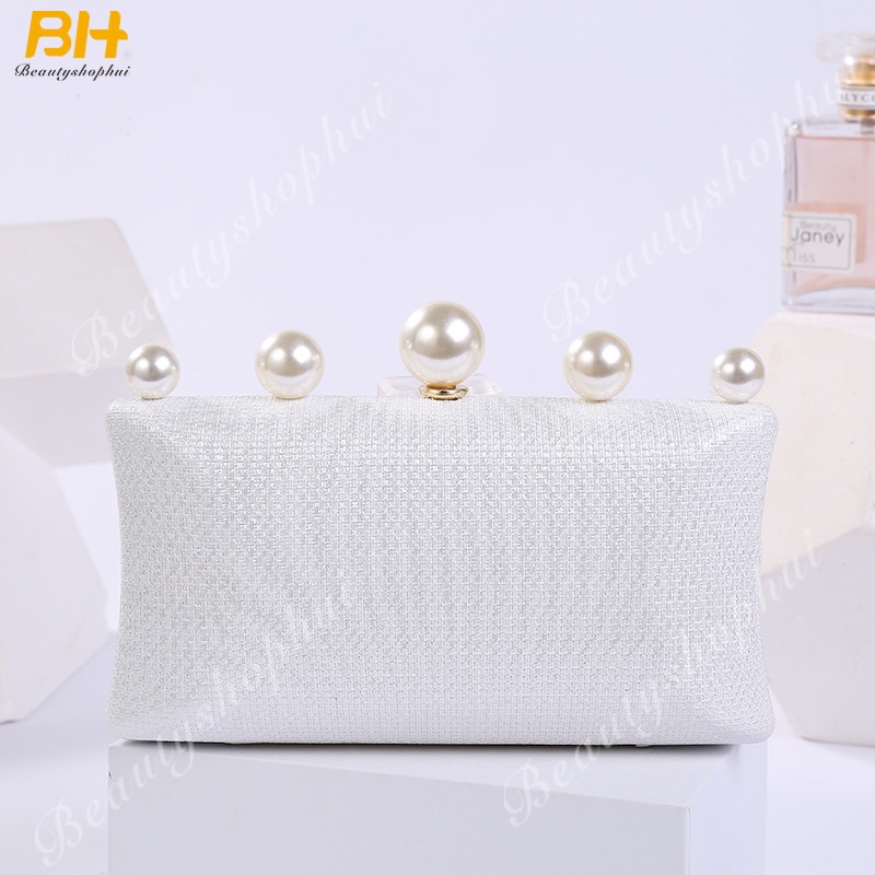 Túi Đeo Chéo Dây Chuỗi Ngọc Trai Thời Trang Mới 2022 Dành Cho Nữ